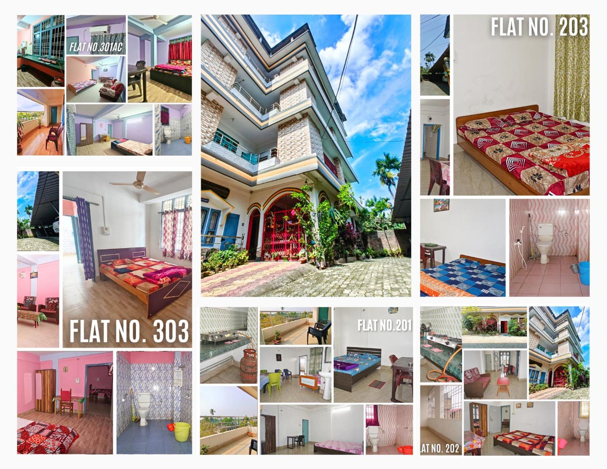 Taj Residency Holiday Homestay -Entire 1Bhk & 2Bhk Private Apartments -Call 767Ooo54Oo Jorhāt Exterior foto
